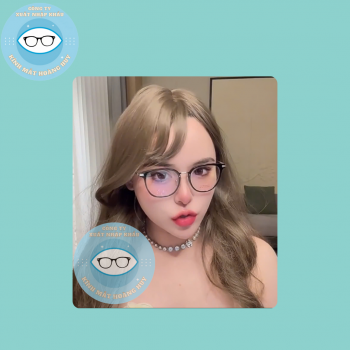 Gọng nhựa càng kính titanium mã M6163